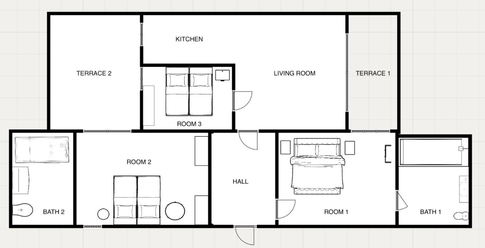 Appartamento Sibsbcn-Paseo De Gracia Penthouse-Luxury-Terraces Barcellona Esterno foto